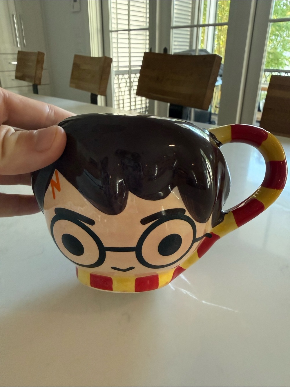 Harry Potter Character Ceramic Mug in Black, Red & Yellow